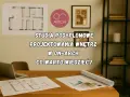 Studia podyplomowe architektura wnętrz w ON-ARCH. Plany, laptop i próbki materiałów na biurku.