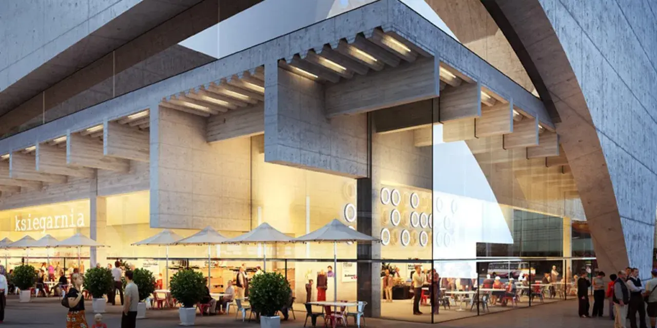 Nowoczesna architektura z betonem i szkłem, kawiarnia i księgarnia zapraszają. Kiedy otwarcie muzeum sztuki nowoczesnej w Warszawie?