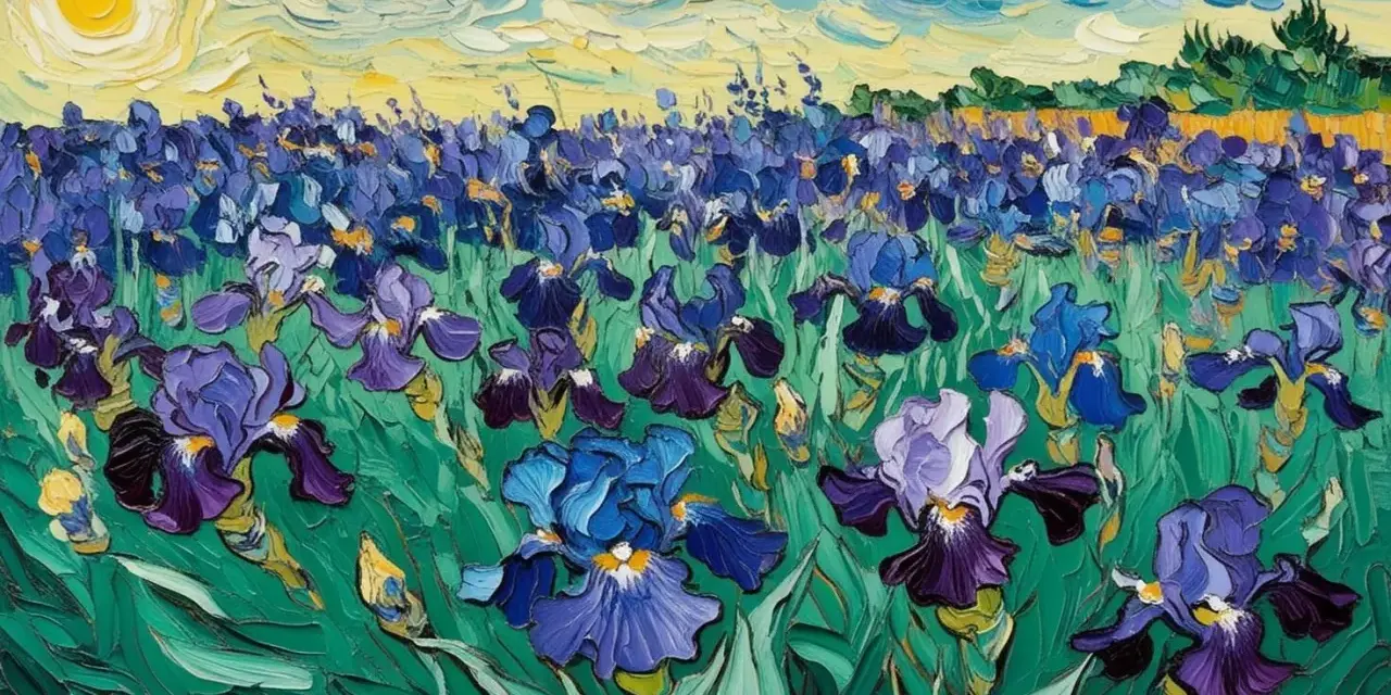 Irysy w malarstwie: Co kryje symbolika Van Gogha i Moneta?