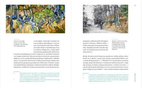 Obraz "Korzenie" van Gogha i pocztówka z Auvers-sur-Oise, domniemanego miejsca jego śmierci, przywołują atmosferę spirytyzmu i mrocznych proroctw.