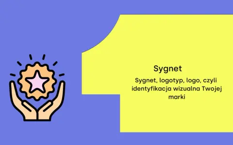 Znak graficzny: dłonie trzymające gwiazdę, symbolizującą sygnet i identyfikację wizualną marki.